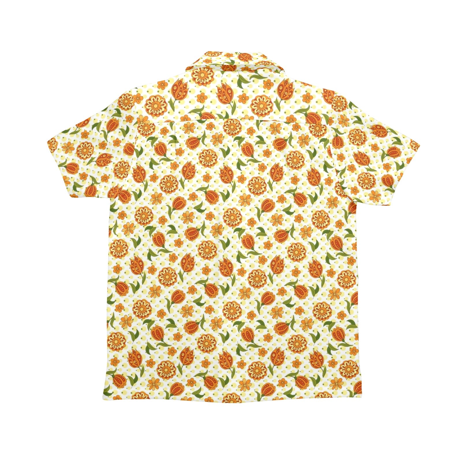 Graphic Floral Senior Kids Hawaiian Shirt