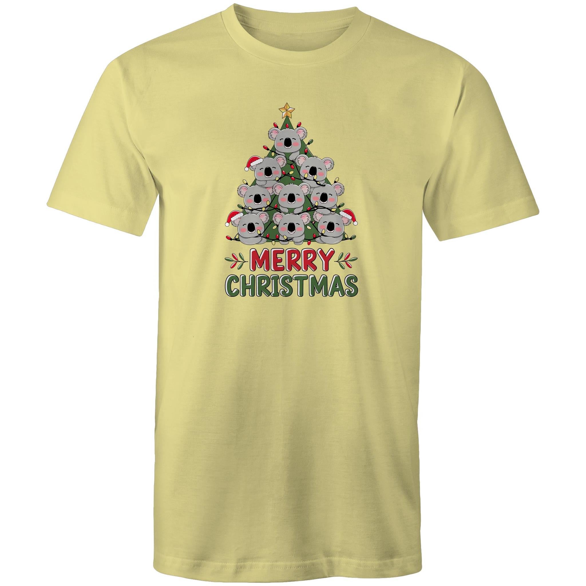 Koala Christmas Tree - Mens T-Shirt