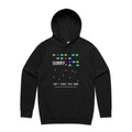 Sorry, Can't Pause This Game Men's AS Colour Hoodie Black Mens Hoodie Games Printed In Australia