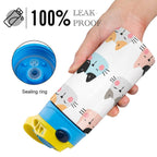 Cat Faces - Little Kids Water Bottle Little Kids Water Bottle animal Printed Offshore