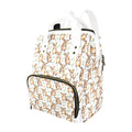 Quokkas Multi-Function Backpack, Nappy / Diaper Bag One Size Multi-function Backpack, Nappy / Diaper Bag animal Australia Printed Offshore
