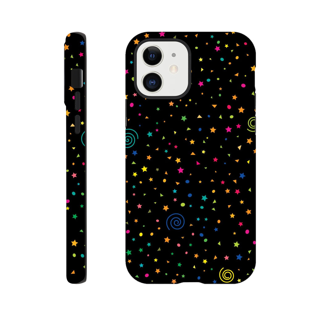 Stars And Swirls - Apple iPhone Tough case iPhone 12 iPhone Tough Case Globally Fulfilled