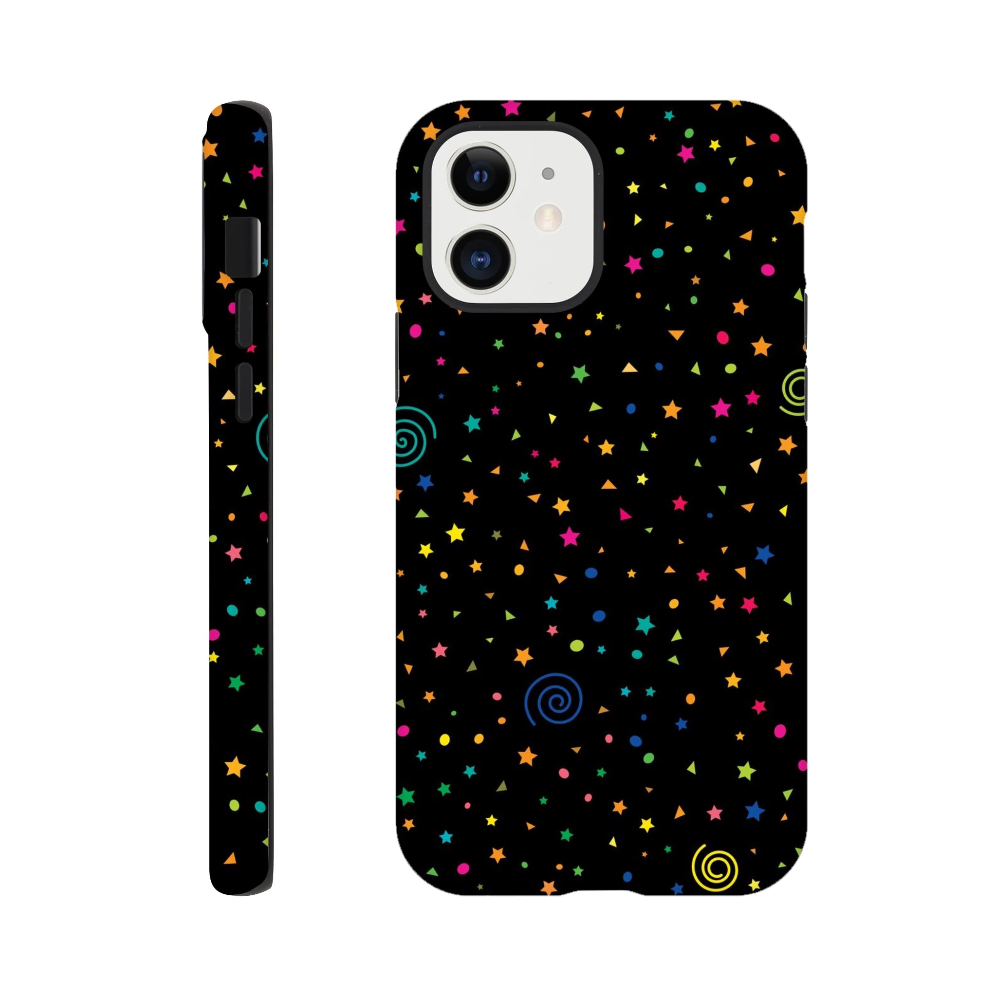 Stars And Swirls - Apple iPhone Tough case iPhone 12 iPhone Tough Case Globally Fulfilled