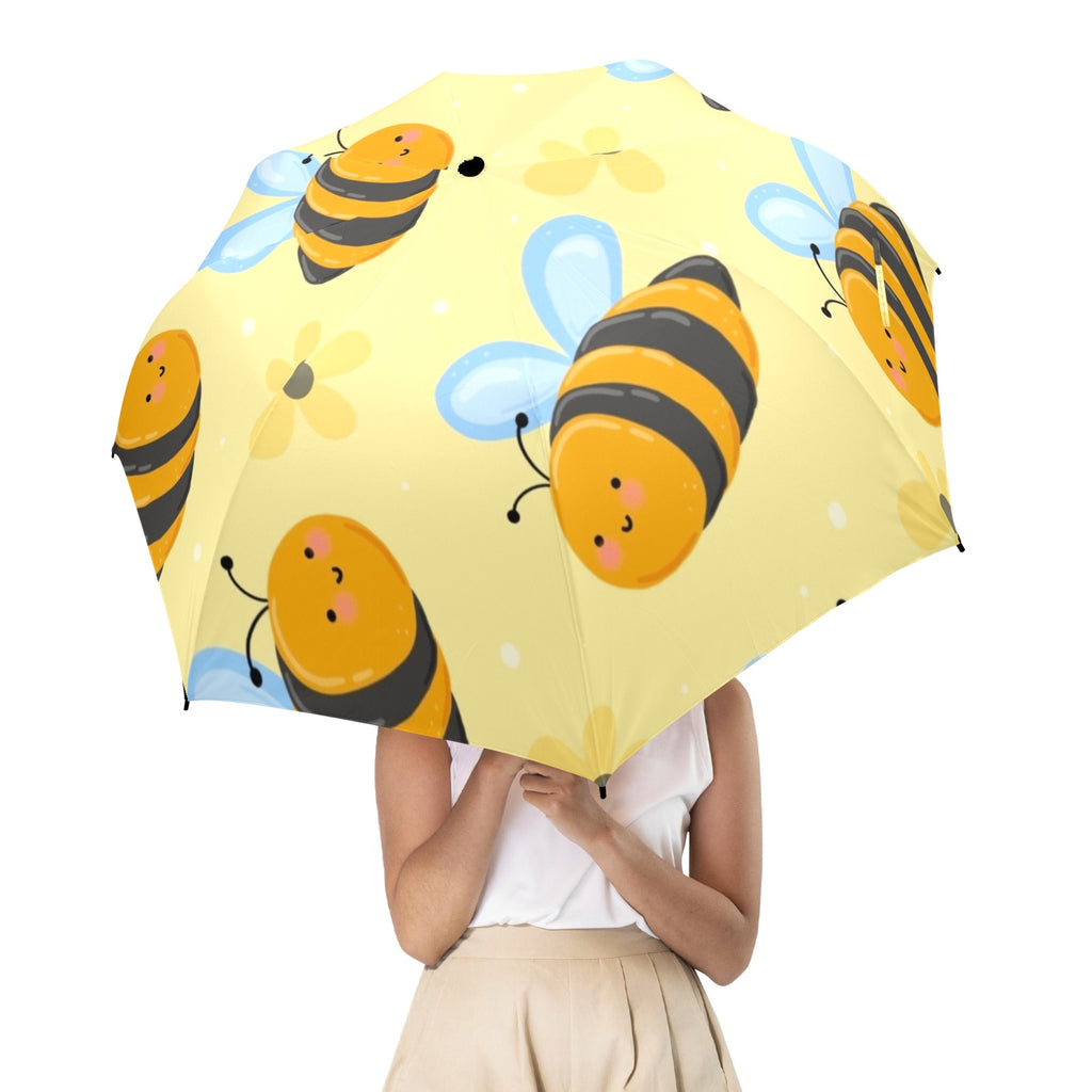 Bright Bees - Semi-Automatic Foldable Umbrella (Model U12) Semi-Automatic Foldable Umbrella (U12)