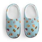 Classic Aussie Food Icons Kids Cotton Slippers Kids Cotton Slippers Australia Food Printed Offshore