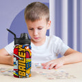 Personalised - Comic Book - Kids Stainless Steel Water Bottle