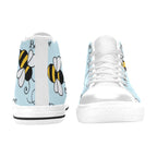 Bumble Bee - Kids High Top Canvas Shoes