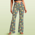 Pool Balls High Waist Crossover Tummy Control Flare Leggings 5XL High Waist Flare Leggings Games Printed Offshore