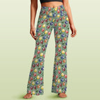 Pool Balls High Waist Crossover Tummy Control Flare Leggings 5XL High Waist Flare Leggings Games Printed Offshore