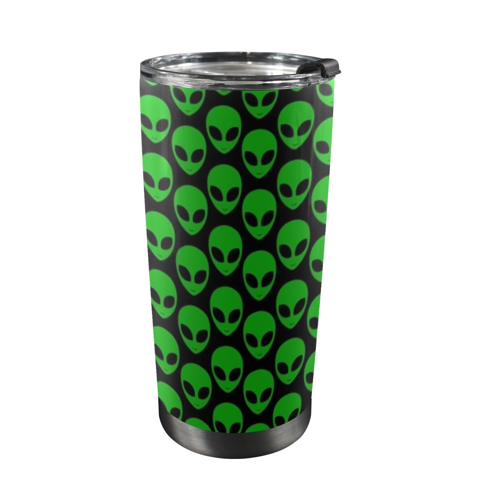 Aliens - 20oz Mobile Tumbler with Lid (Black Lock) One Size 20oz Travel Mug Printed Offshore Sci Fi