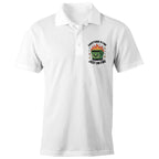 Everything Is Fine Dumpster Fire AS Colour Chad Polo Shirt