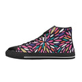 Colour Burst Men's High Top Canvas Shoes US14 Men's Classic High Top Canvas Shoes Printed Offshore