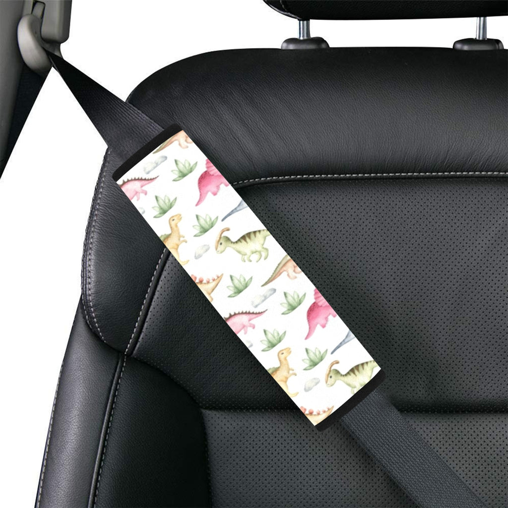 Dinosaur Garden Car Seat Belt Cover 7''x10'' (Pack of 2) Car Seat Belt Cover 7x10 (Pack of 2) animal Printed Offshore