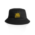 The Dad Jokes Are Strong With This One AS Colour Bucket Hat Black One Size As Colour Bucket Hat Dad Printed In Australia