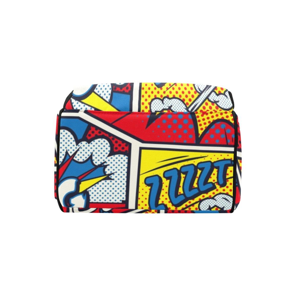Comic Book - Multi-Function Backpack, Nappy / Diaper Bag