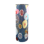 Abstract Floral 20oz Tall Skinny Tumbler with Lid and Straw
