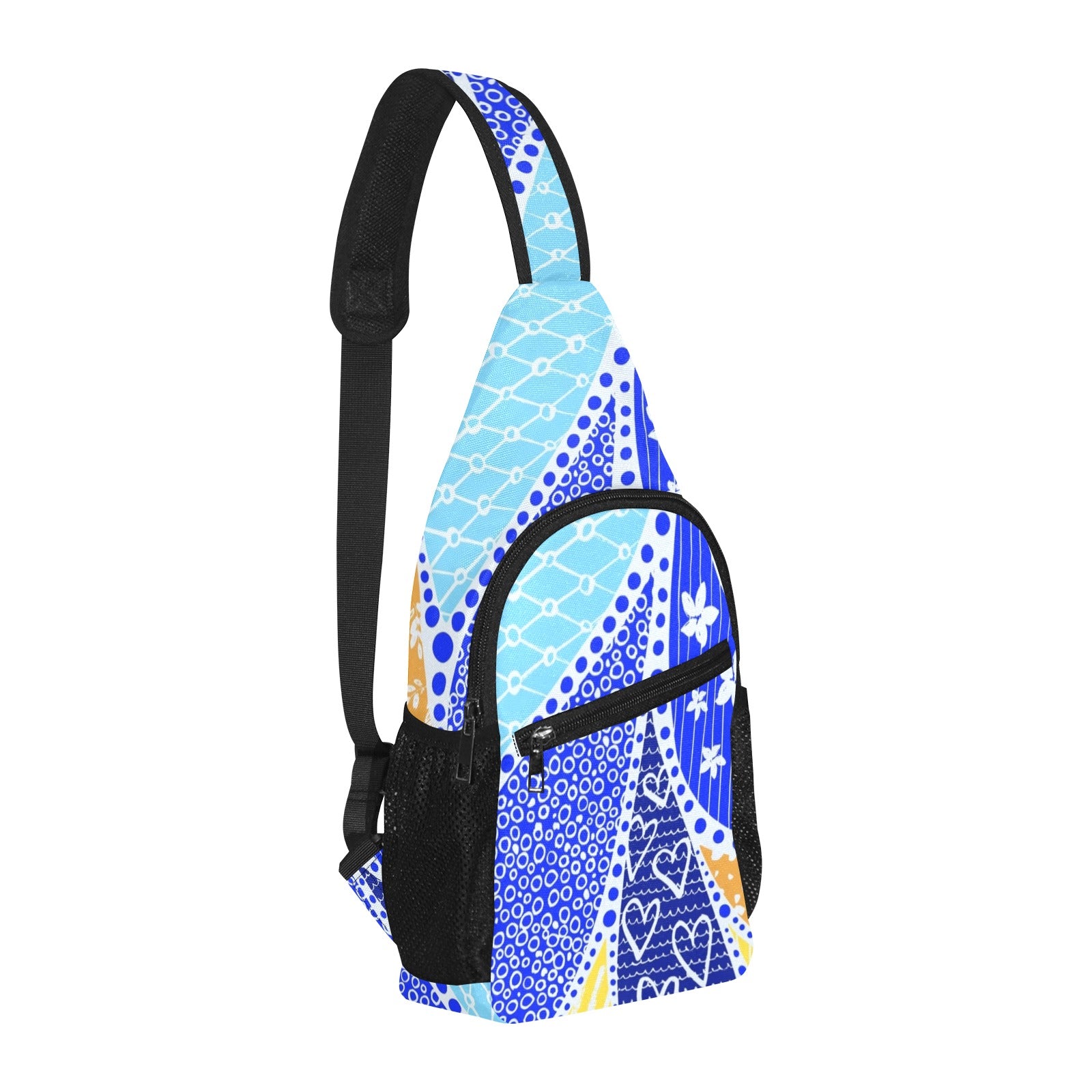 Blue Swirl - Chest Bag