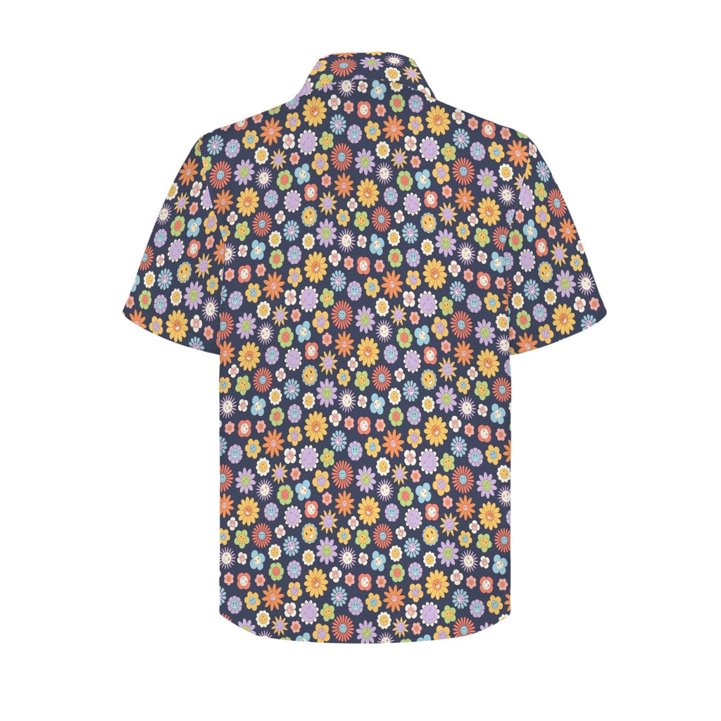 Groovy Flowers Men's Hawaiian Shirt