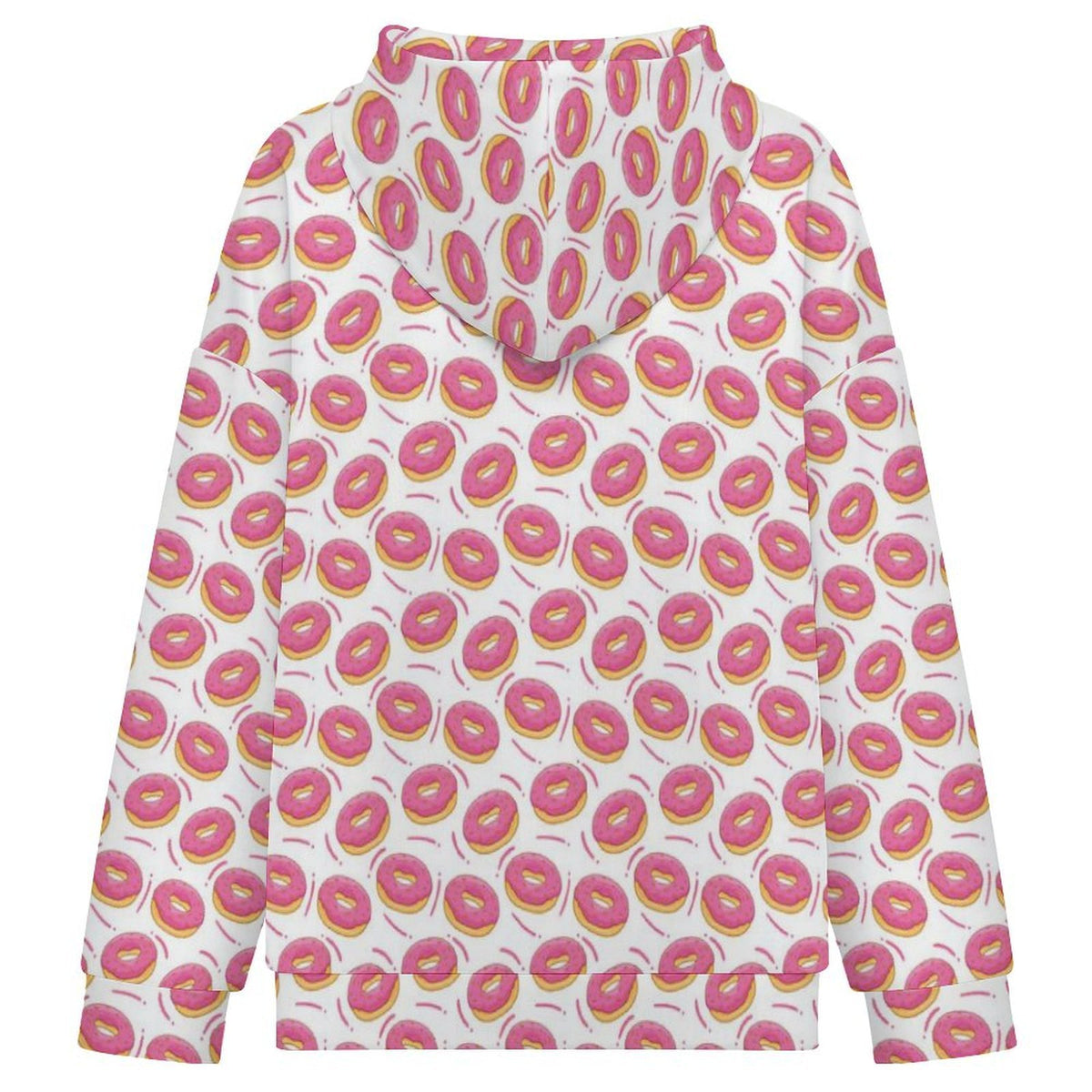 Pink Doughnuts Women's Full-Zip Hoodie