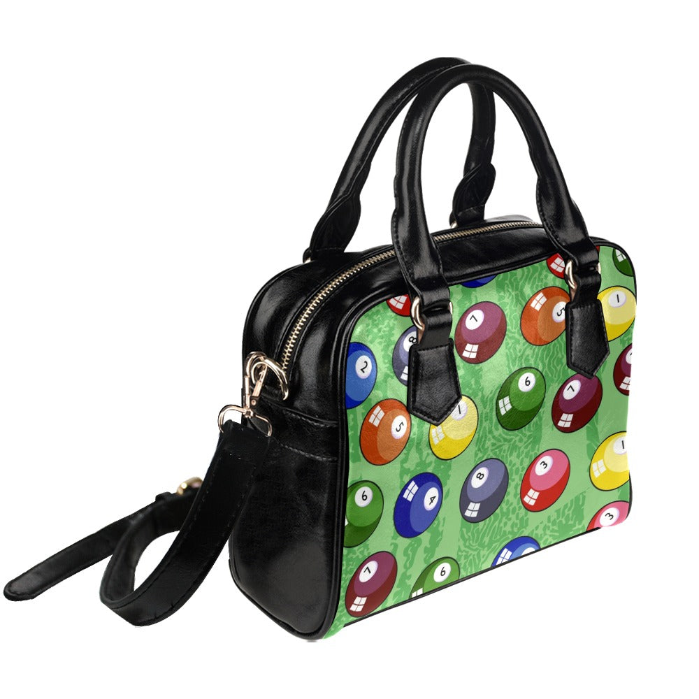 Pool Balls - Shoulder Handbag (Model 1634) Shoulder Handbags (1634)