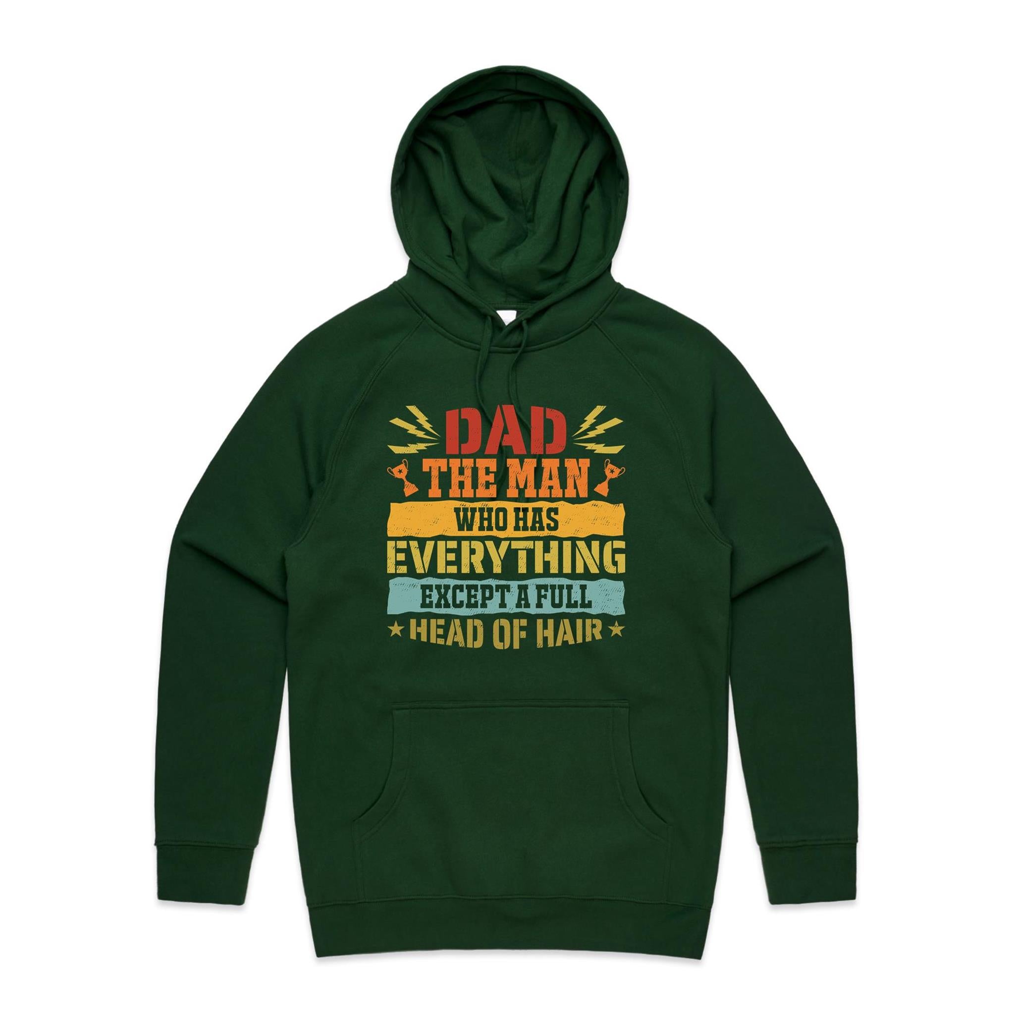Dad, The Man Who Has Everything, Except A Full Head Of Hair - Mens Hoodie