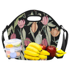 Tulips - Neoprene Lunch Bag Neoprene Lunch Bag Printed Offshore