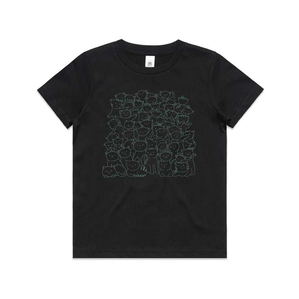 Lots And Lots Of Cats Kid's AS Colour T-shirt