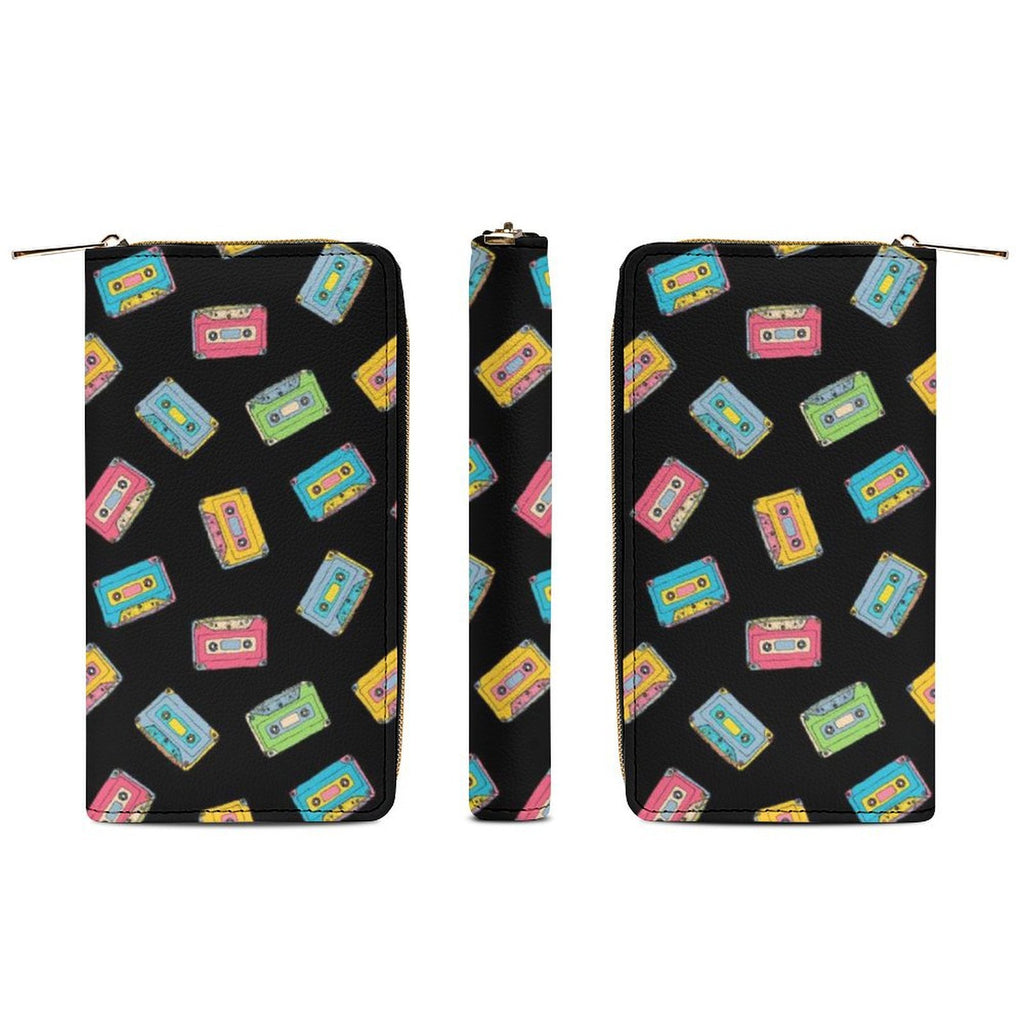Colourful Cassette Tapes - PU Leather Wallet