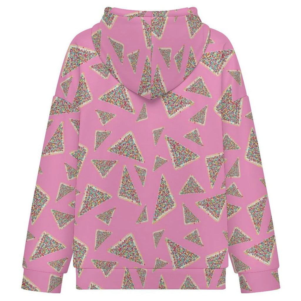 Fairy Bread Pink Women's Full-Zip Hoodie