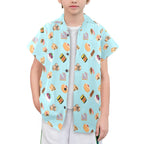 Classic Aussie Food Icons Senior Kids Hawaiian Shirt