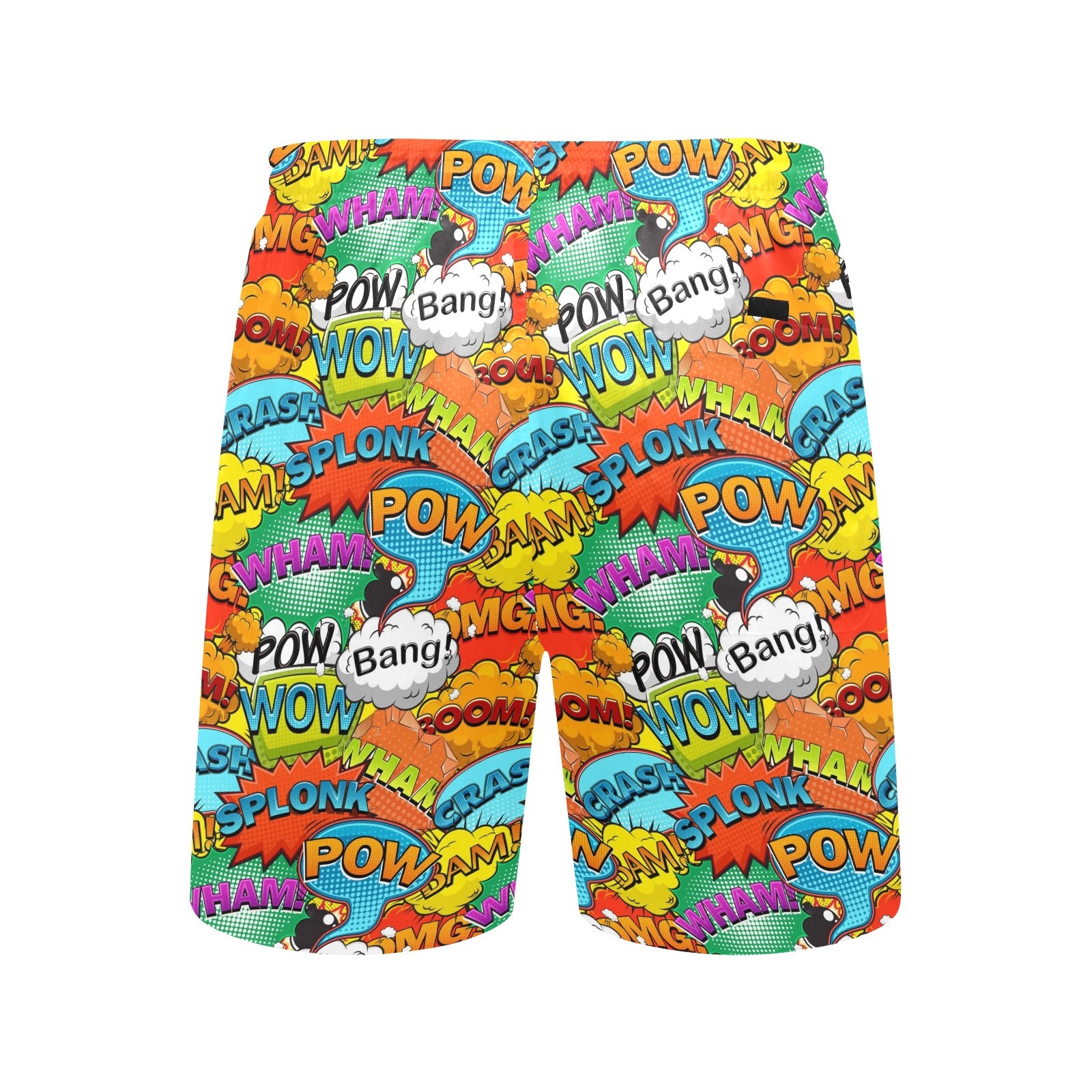 Comic Book 2 - Men's Mid-Length Beach Shorts Men's Mid-Length Beach Shorts comic Printed Offshore
