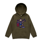 Rock And Roll - Kids Hoodie Army Kids Hoodie Printed In Australia
