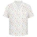 Paw Print Men's Crinkle Hawaiian Shirt