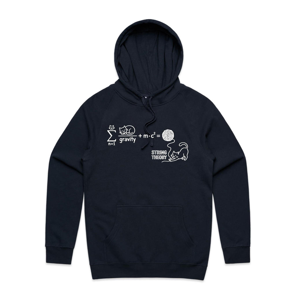 Cat String Theory Physics Men's AS Colour Hoodie