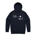 Cat String Theory Physics Men's AS Colour Hoodie