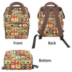 Retro Life - Multi-Function Backpack, Nappy / Diaper Bag