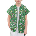 Science Love Senior Kids Hawaiian Shirt Senior Kids Hawaiian Shirt 8-15 Printed Offshore Science