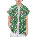 Science Love Senior Kids Hawaiian Shirt Senior Kids Hawaiian Shirt 8-15 Printed Offshore Science