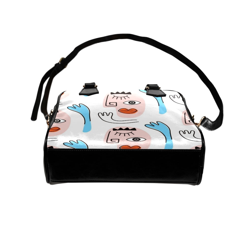 Faces - Shoulder Handbag (Model 1634) Shoulder Handbags (1634)