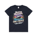 Making Memories, One Cruise At A Time Kids Cruise T-shirt Navy Kids Cruise T-shirt Cruise Printed In Australia