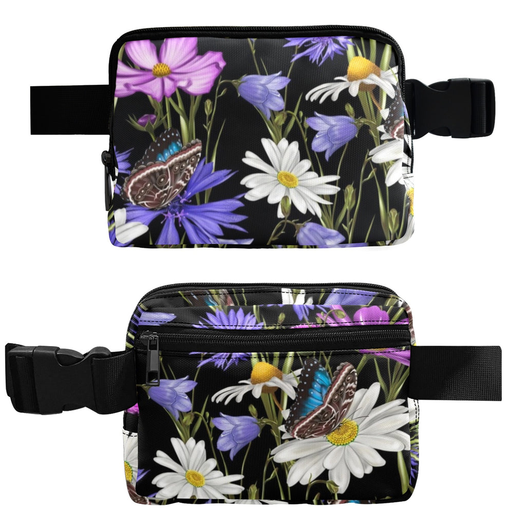 Butterfly Flowers - Belt Bag