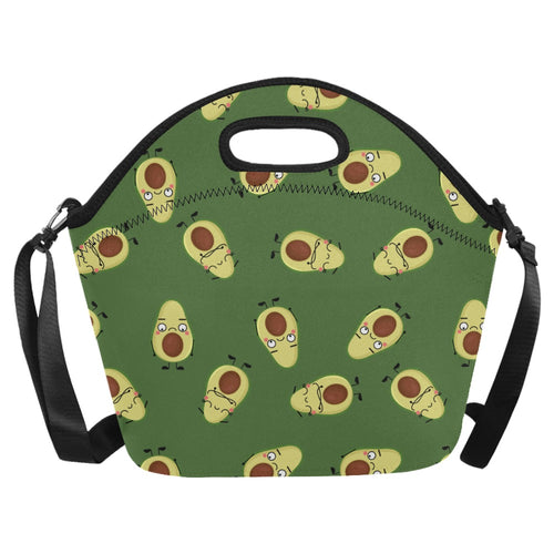 Avocado Characters - Neoprene Lunch Bag Neoprene Lunch Bag Printed Offshore