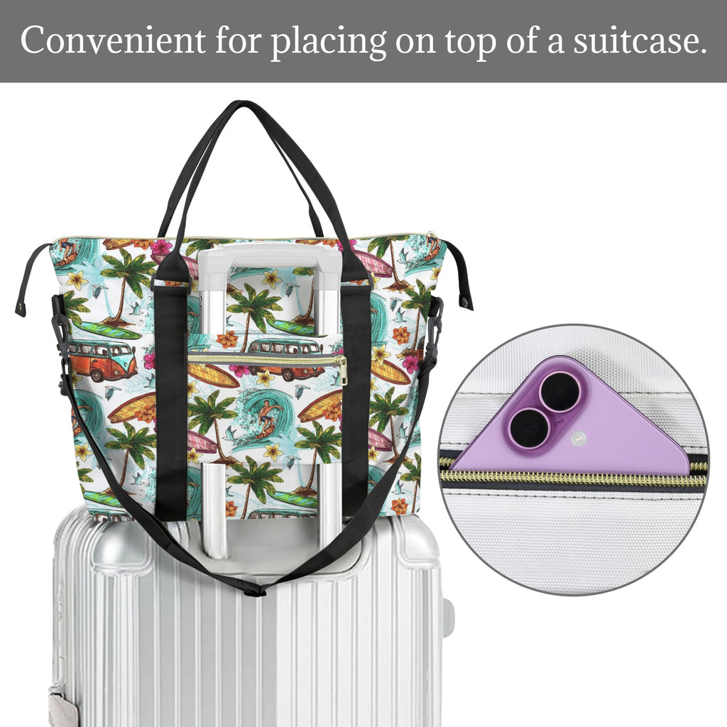 Surfing Safari Duffle Bag-Simple (Model 1715) Duffle Bag-Simple (1715)