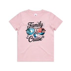 Family Cruise Kids Cruise T-shirt Pink Kids Cruise T-shirt Cruise Printed In Australia