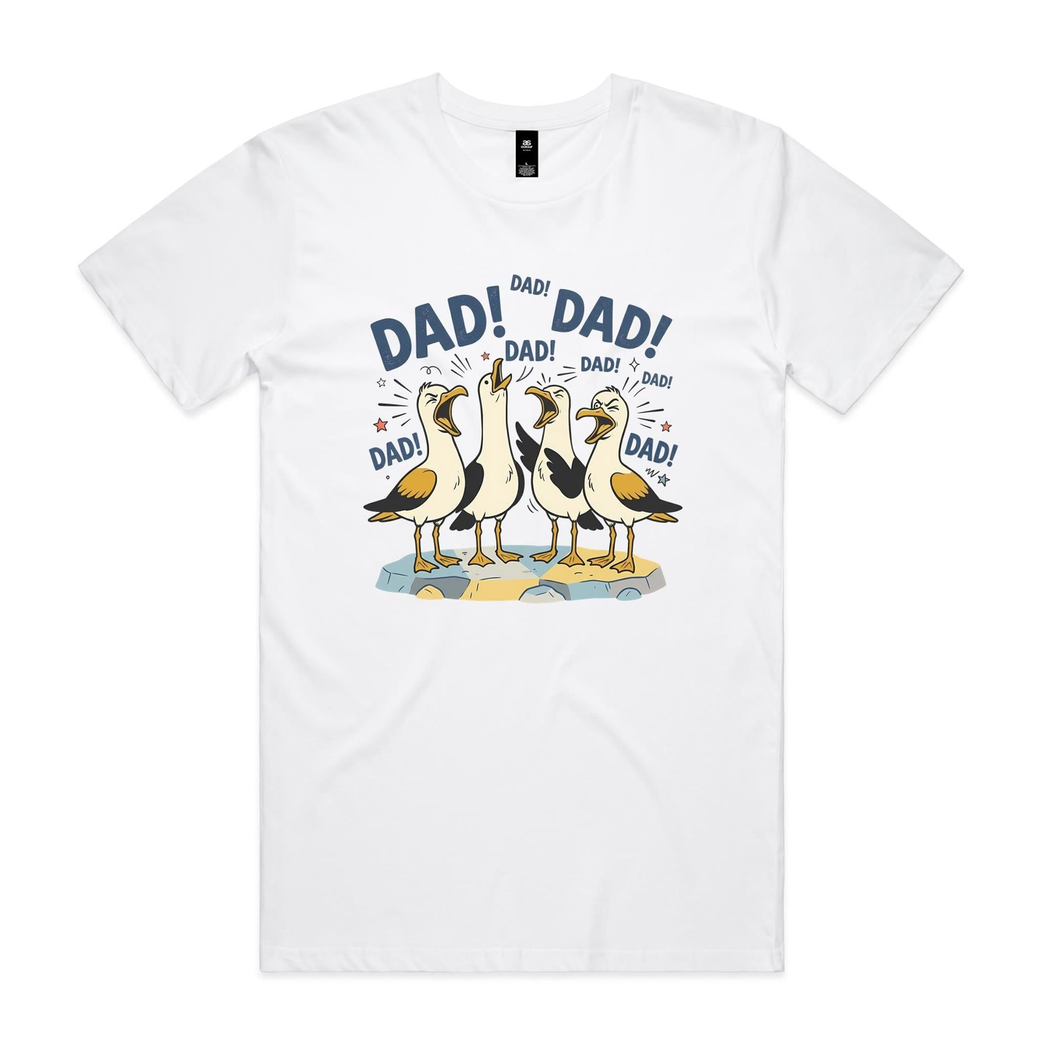 Dad Seagull Men's AS Colour T-shirt