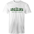 Are You Game, Chess Men's AS Colour T-Shirt White Mens T-shirt Chess Games Printed In Australia