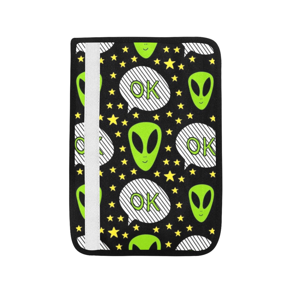 Alien OK - Car Seat Belt Cover 7''x10'' (Pack of 2) Car Seat Belt Cover 7x10 (Pack of 2) Printed Offshore