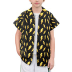 Lightning Bolts - Senior Kids Hawaiian Shirt