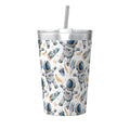 Astronauts And Rocket Ships Small Stainless Steel Travel Mug Cup 12oz/350ml