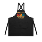 I Tell Dad Jokes Periodically, Periodic Table AS Colour Carrie Apron Black One Size Apron Dad Printed In Australia Science